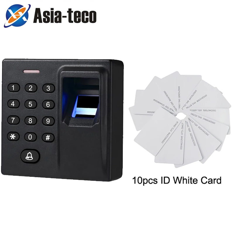 Mini Biometric Fingerprint Access Control Standalone Door Controller Keypad Finger and RFID Card Door Entry Lock