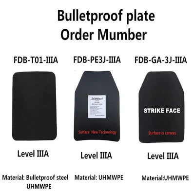 AK47 Stand alone anti ballistic Plate/Bulletproof backpack panel/Bullet proof steel inserts with test report