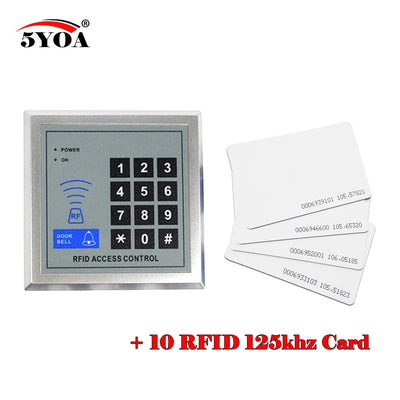 5YOA RFID Access Control System Device Machine Security Proximity Entry Door Lock Quality