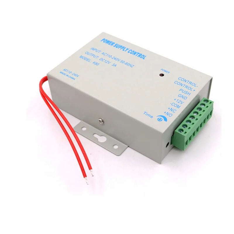 Door Access Control Power Switch Supply 3A DC 12V AC 110-240V