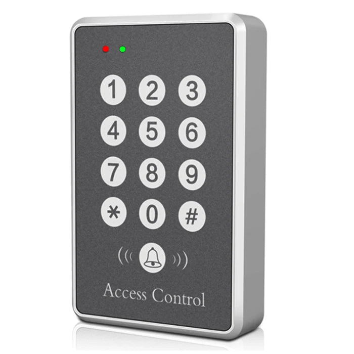 Access Control System Machine Security 125Khz RFID Proximity Entry Door Lock  Entry Access Keyboard Silver