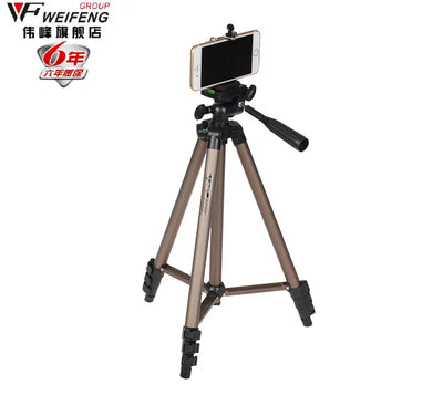 Weifeng WT3130 Aluminum alloy Camera Tripod Stand with Rocker Arm for Canon Nikon Sony DSLR Camera Camcorder Load up to 2.5kg