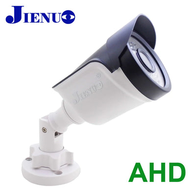 JIENUO AHD Camera Security Surveillance 720P 1080P 4MP 5MP Analog Infrared Night Vision CCTV Outdoor Waterproof 2mp Hd Home Cam