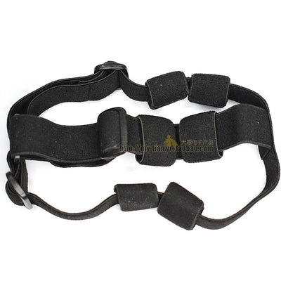 Head Strap Mount Headband Black Head Strap Mount Headband Holder Fixed Strap For 18650 battery flashlight diameter 20-25mm torch