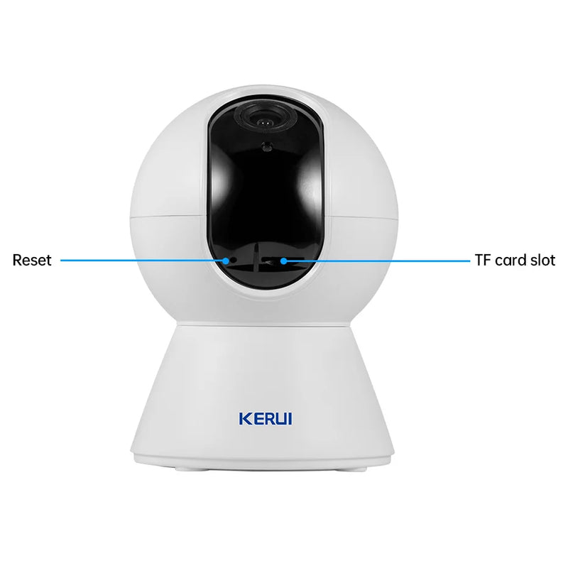 KERUI 5MP 8MP 4K HD Tuya Smart Mini WiFi IP Camera Indoor Wireless Security Home CCTV Surveillance Camera With Auto Tracking