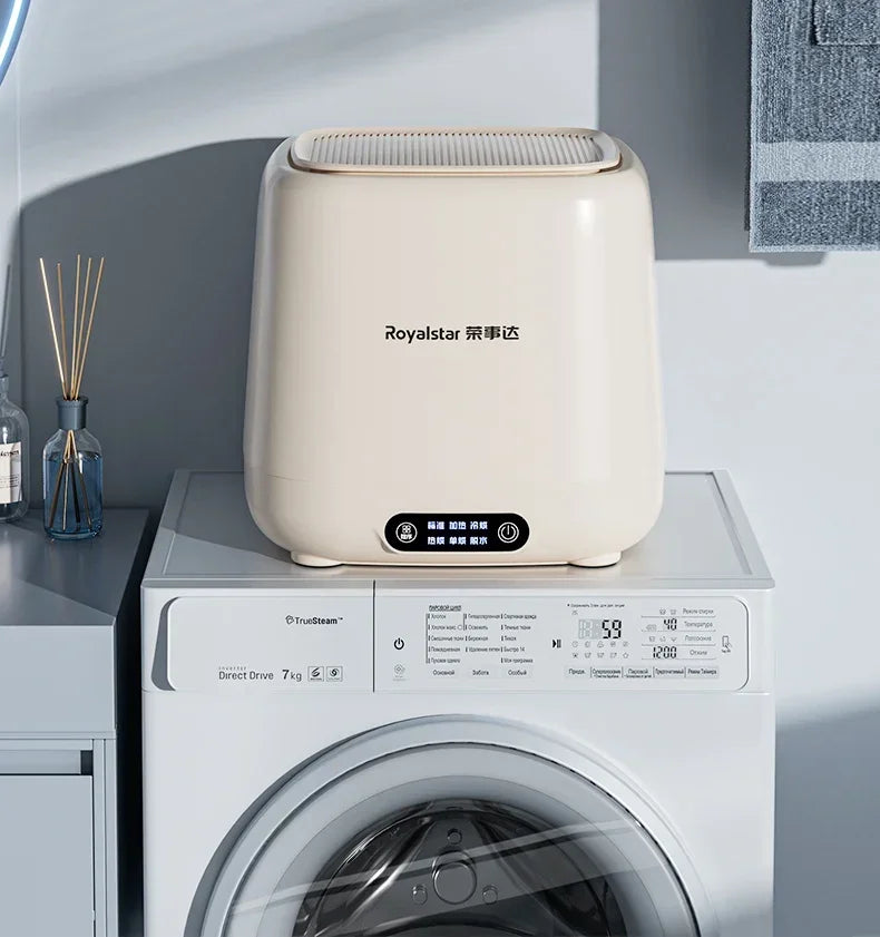 220V Royalstar Portable Washing Machine Full Automatic Mini Washer and Dryer for Underwear Socks