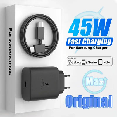 45W USB C Charger Original Charger PD Fast Charge For Samsung Galaxy S22 S23 A54 Ultra Xiaomi 13 11 Mobile Phone Charger Adaptor