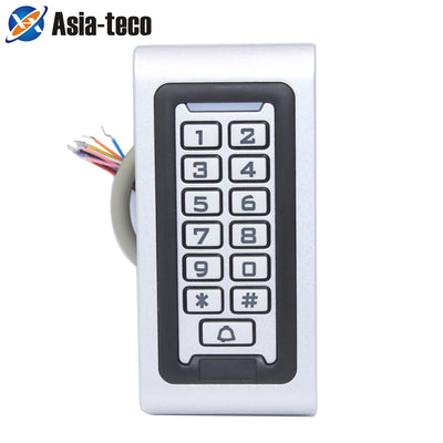 IP67 Waterproof Backlight RFID Door Access Control Reader Keypad 1000 Users Door Bell 125KHz DC 12V EM Card door opener