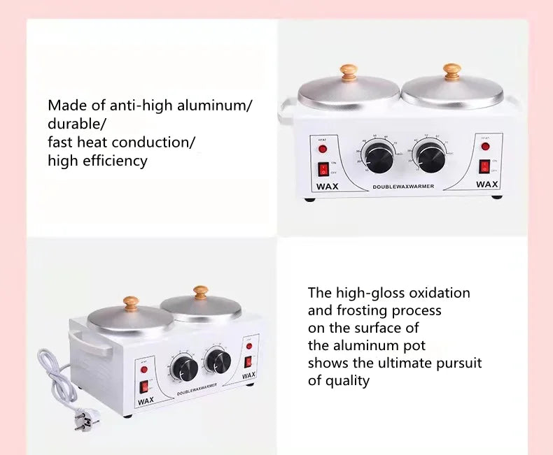 Hot Selling Professional Electric Wax Pot Warmer Wax Heater 1000cc 200w 110-220v Double Wax Warmer