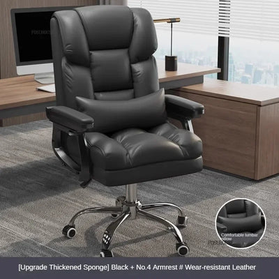 Comfortable Long-term Sitting Office Chairs Reclining Sofa Seat Office Boss Chair Home Dormitory Gaming Chair Office Furniture B