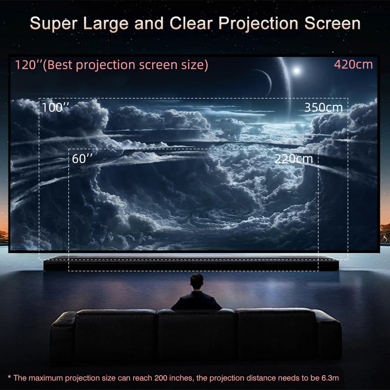 Everycom Touyinger Q11 projector 4K 8K led home theater electronics video game devices 5G Projectors full HD movie projector