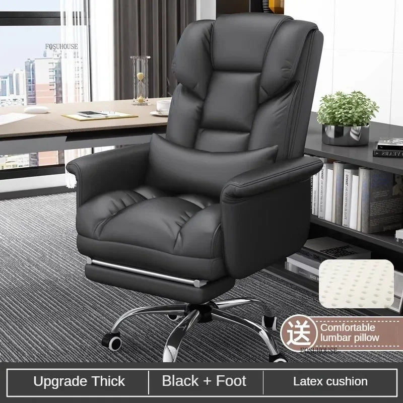 Comfortable Long-term Sitting Office Chairs Reclining Sofa Seat Office Boss Chair Home Dormitory Gaming Chair Office Furniture B