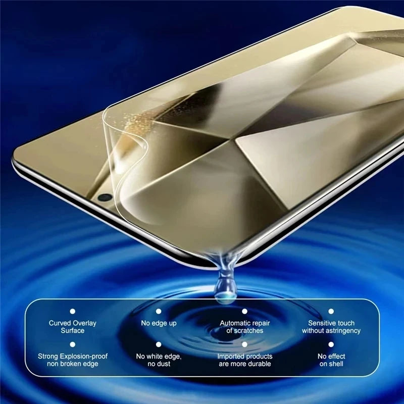 2-4Pcs Stuks Hydrogel Film Voor Samsung Galaxy S24 S23 S22 S21 S20 Ultra Plus FE Screen Protector Samsung Note 20 10 9 8 Plus