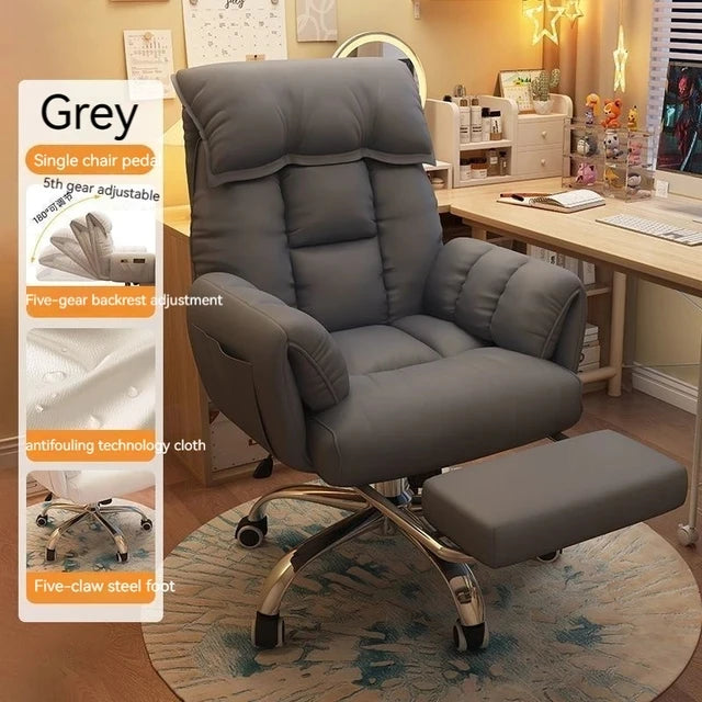 Lazy sofa Computer Chair Esports Live Broadcast Gaming Chair Study Nap Chair Office Reclining Floor Chair Bedroom Dressing Chair