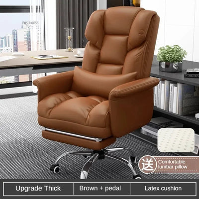 Comfortable Long-term Sitting Office Chairs Reclining Sofa Seat Office Boss Chair Home Dormitory Gaming Chair Office Furniture B