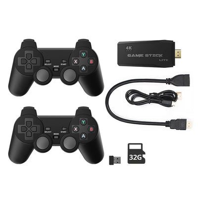 32G/64G Super Console HDMI-Compatible Portable Wireless Gamepad Plug and Play Equipped with S1/atari/name/sfc/fc/gba/gb/gbc Game