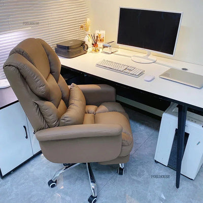 Comfortable Long-term Sitting Office Chairs Reclining Sofa Seat Office Boss Chair Home Dormitory Gaming Chair Office Furniture B