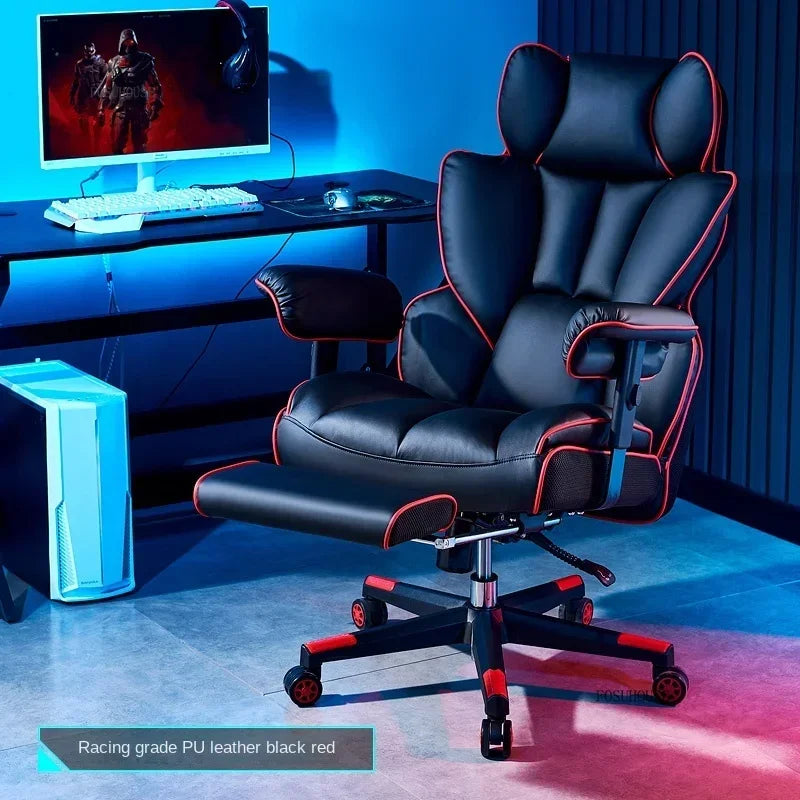 Luxury Comfortable Office Chairs Large Load-bearing Gaming Chairs Home Backrest Computer Chair Long-term Sitting Office Chair P