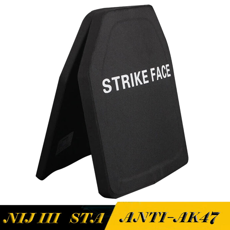 NIJ III Stand Alone GA5 Level Pure UHMWPE Bulletproof Plate Board 10X12 Inches Light Weight Anti AK47 MSC 7.62mm Ballistic Panel