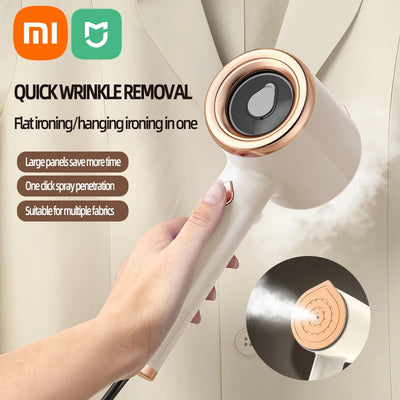 Xiaomi MIJIA Mini Steam Iron Portable Flat Ironing Machine Quick Heating 33W Visual Water Tank Handheld Iron For Home Travel