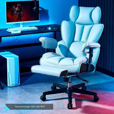 Luxury Comfortable Office Chairs Large Load-bearing Gaming Chairs Home Backrest Computer Chair Long-term Sitting Office Chair P