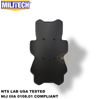 MILITECH Contoured NIJ IIIA Ballistic Bulletproof Tactical Shield With Stable Support Platform For Enhanced Shooting Aiming SWAT