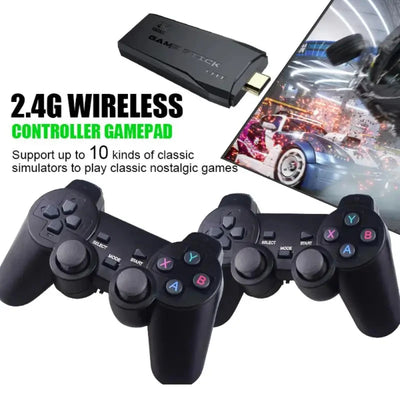 M8 Video Game Consoles 4K 2.4G Double Wireless 10000 Games 64G Retro Classic Gaming Gamepads TV Family Controller For SFC/GBA/MD