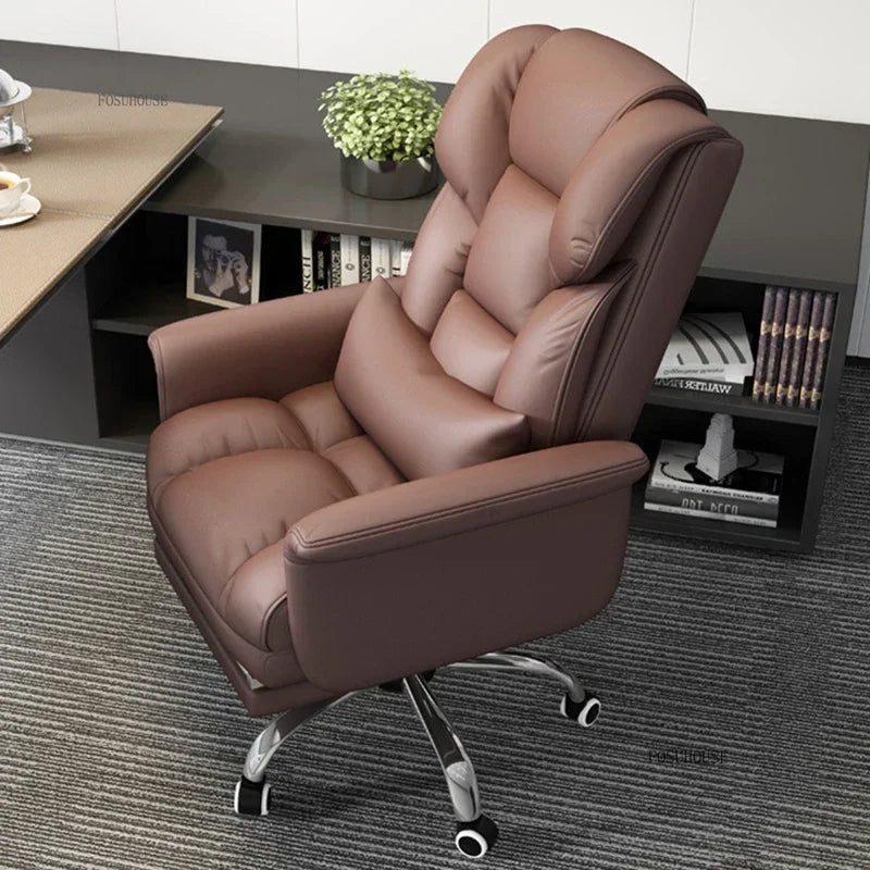 Comfortable Long-term Sitting Office Chairs Reclining Sofa Seat Office Boss Chair Home Dormitory Gaming Chair Office Furniture B