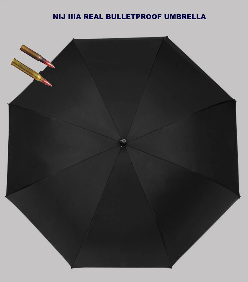 N0-SALE Real Bulletproof Umbrella NIJ IIIA Safety Protection Waterproof Insulation Bodyguard Business Military Glock 9mm&44