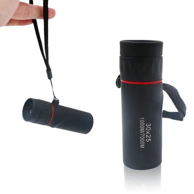 Mini Portable Zoom HD Telescope, Powerful Binoculars, 500x25 Folding Long Range, Low Light Night Vision, Professional