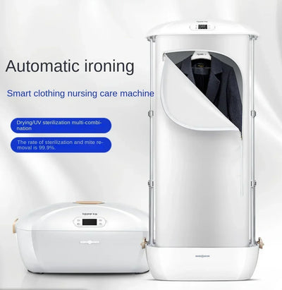 High-Power Foldable Garment Steamer with Automatic Wrinkle Remover, Smart Standing Dryer for Home Use