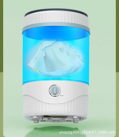 Household mini portable washing machine can dehydrate single bucket clothes washing machine