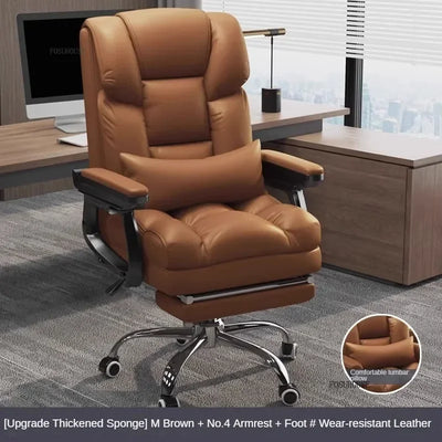 Comfortable Long-term Sitting Office Chairs Reclining Sofa Seat Office Boss Chair Home Dormitory Gaming Chair Office Furniture B