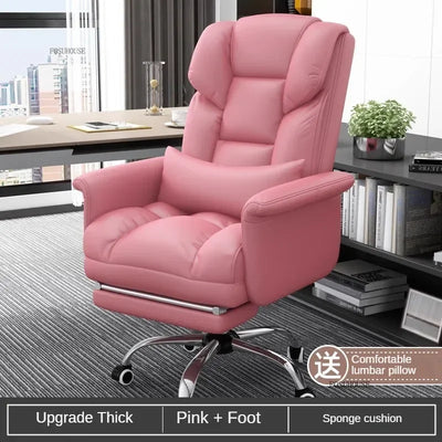 Comfortable Long-term Sitting Office Chairs Reclining Sofa Seat Office Boss Chair Home Dormitory Gaming Chair Office Furniture B