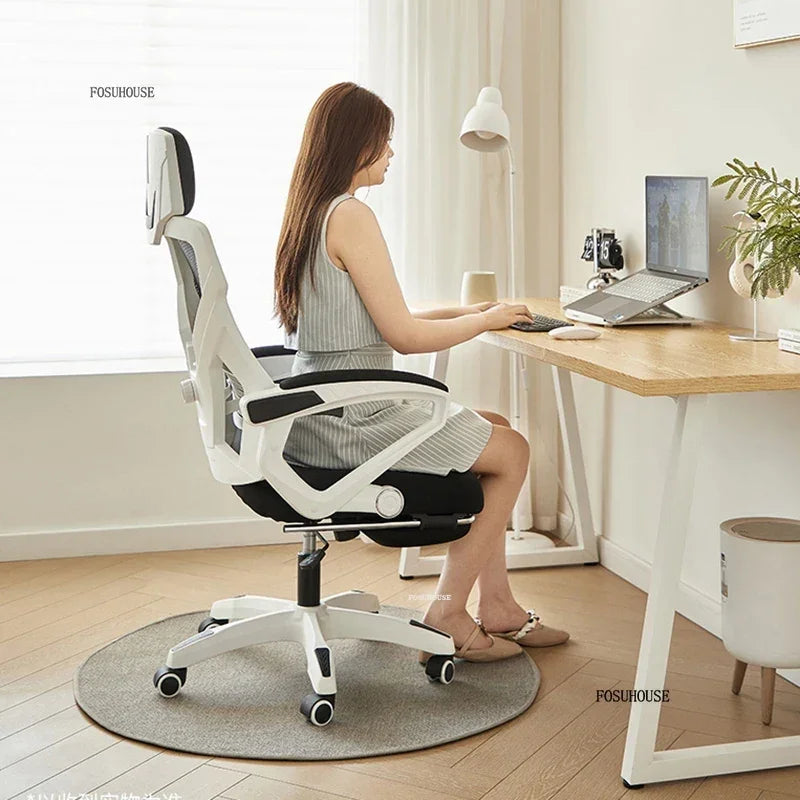 Minimalist Modern Ergonomic Office Chairs Home Backrest Armchair Sedentary Comfort Office Computer Chair Bedroom Gaming Chair