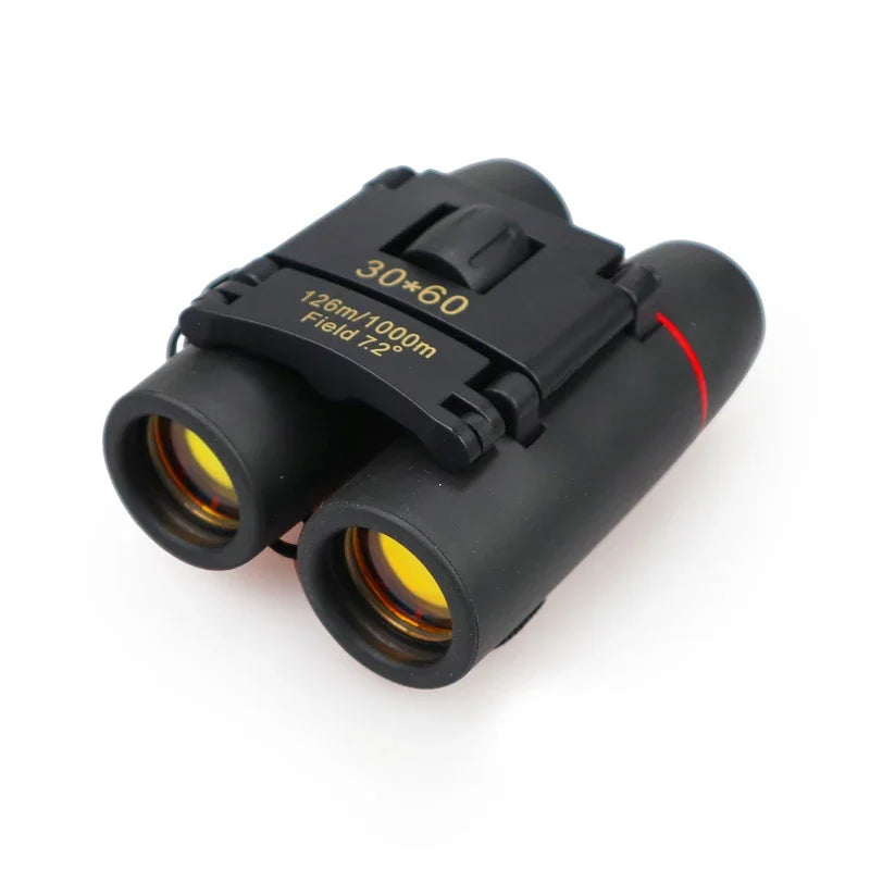 1PC Mini Portable Zoom HD 50000M Telescope Binoculars Powerful 200x25 Folding Long Range Low Light Night Vision Professional