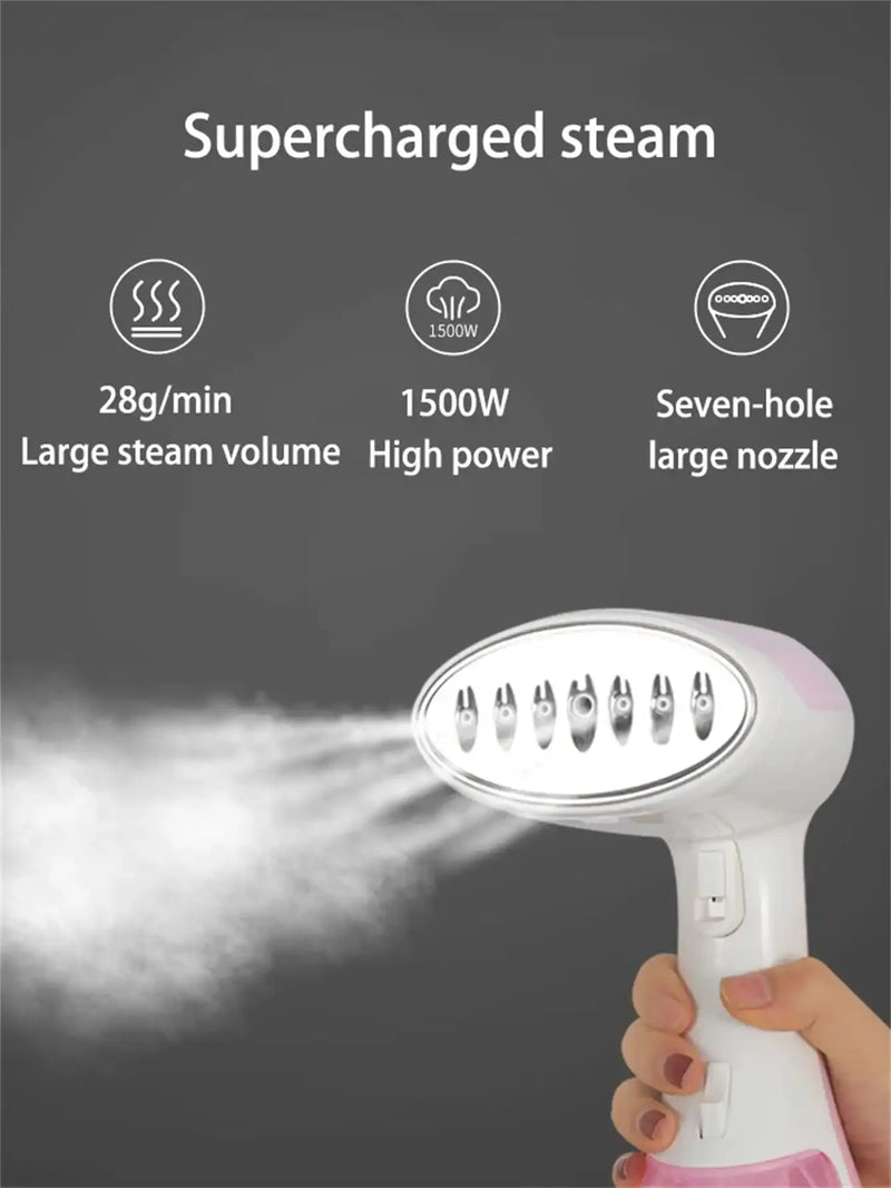 1500W Garment Steamer Iron Portable Steam Cleaner 300ML Home Electric Hanging Mite Removal handheld Steamer Garment for clothes