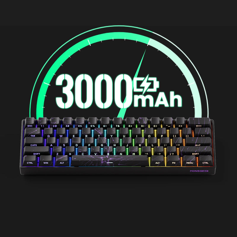 Akko MonsGeek FUN60 PRO&MAX HE Machanical Keyboard Magnetic Switch 60% Wireless Gaming Keyboard Rapid Trigger 8K Custom Keyboard