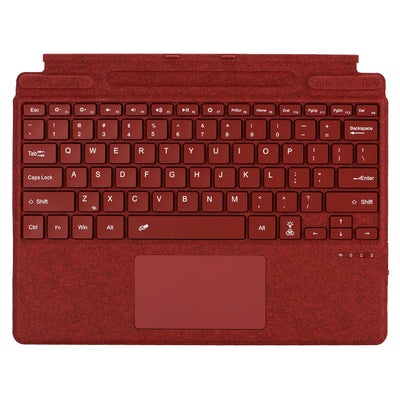 Bluetooth-Compatible Ultra-Slim Keyboard with Touchpad Portable Magnetic Keyboard for Microsoft Surface Pro 8/9/X/10/11