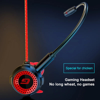 Gamer Headphones Wired Earphone Gaming Earbuds With Mic For Pubg PS4 CSGO Casque Phone Tablet Laptop Universal Game