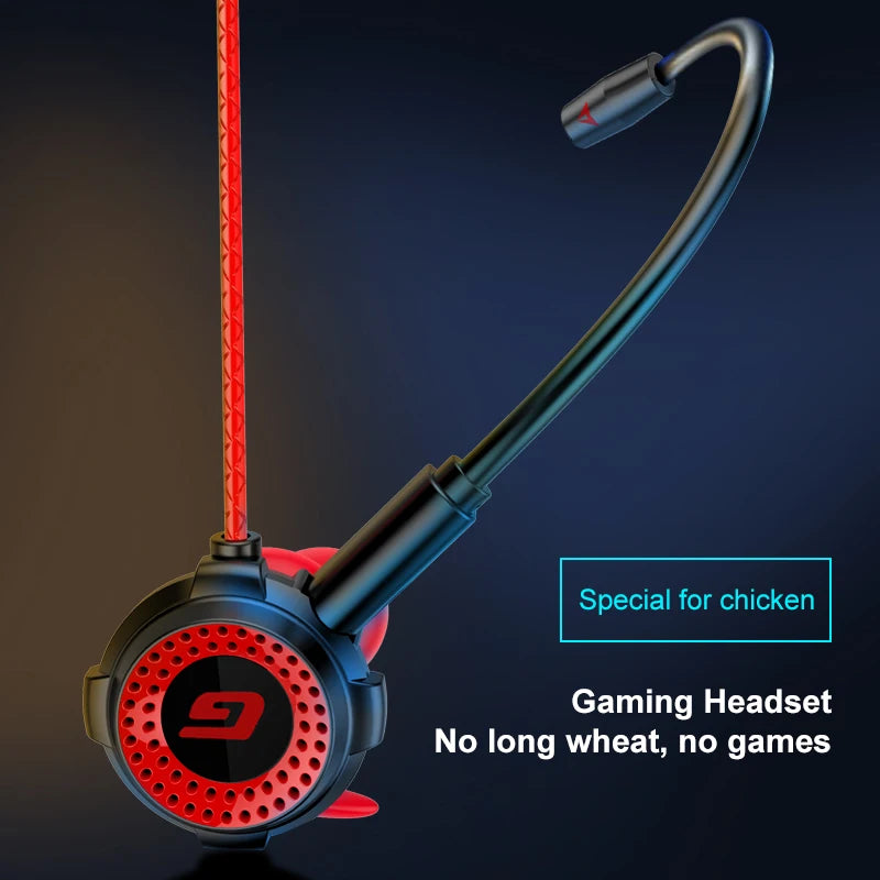 Gamer Headphones Wired Earphone Gaming Earbuds With Mic For Pubg PS4 CSGO Casque Phone Tablet Laptop Universal Game