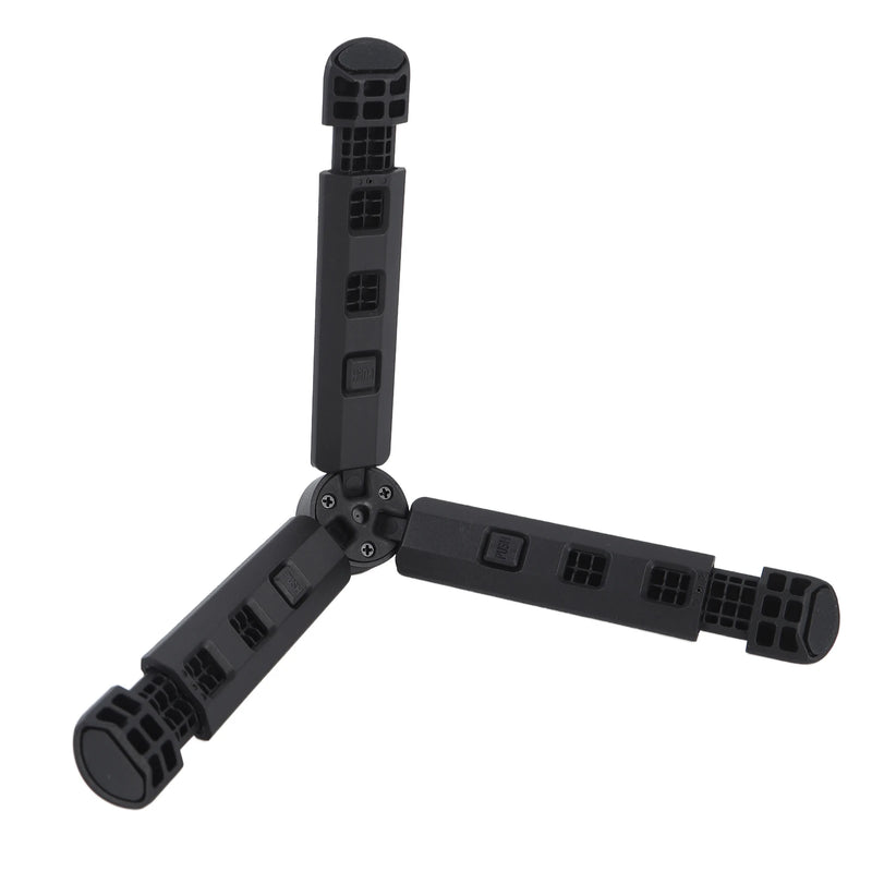 Telescopic Tripod Stand 1/4in Screw Lightweight Portable Small Handheld Tripod for SLR Camera Smartphone Video Record Vlogging