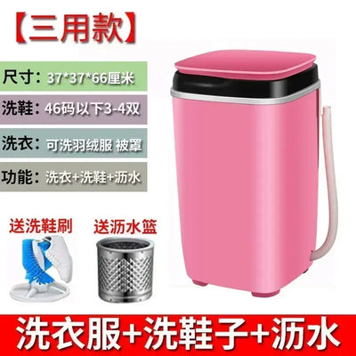 Household semi-automatic shoe washing machine small lazy socks washing portable washing electric