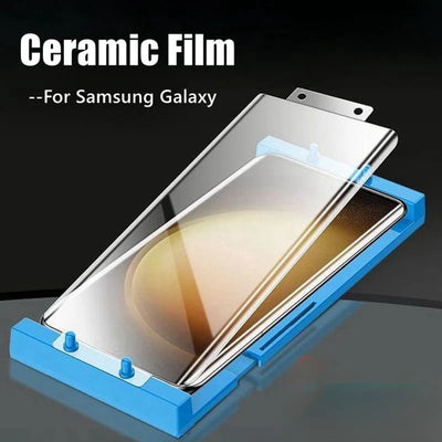 1-3PCS Curved Screen Protector For  Samsung Galaxy S23 Ultra , S22 ultra , S21 ultra , for S24 Ultra ，S25Ultra  Ceramic Film