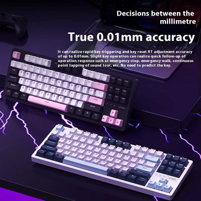 Vter Ato87 Magnetic Switch Mechanical Keyboard Wired Keyboards Valorant Keyboard 0.125MS Low Latency Custom 8K Gaming keyboard