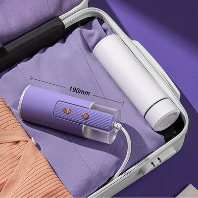 Portable Handheld Steam Iron Foldable Garment Steamer Hanging Ironing Home Travel Clothes Ironing Machine with Hair Ball Brush