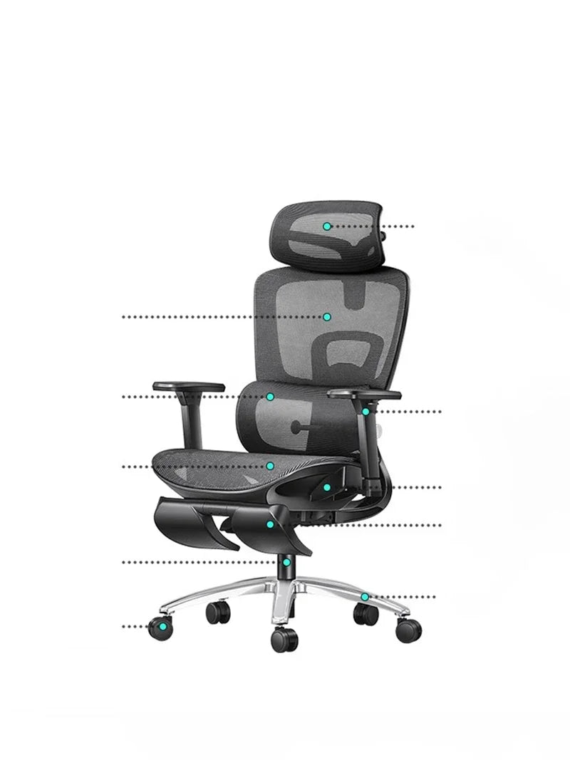 Ergonomic Recliner Gaming Chair Wivel Handrail Work Meeting Gaming Chair Recliner Silla De Escritorio Office Furniture