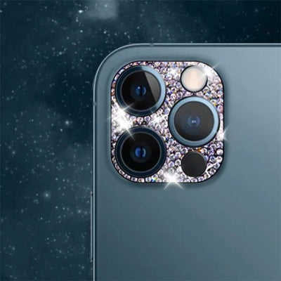 Bling Diamond Lens Case For iPhone 16 Pro Max Camera Protector iPhone 11 13 15 16 Plus 14 12 Mini Glitter Metal Screen Protector