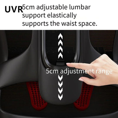 UVR Gaming Computer Chair Mesh Staff Chair Ergonomic Design Armrest Chair Comfortable and Breathable Reclinable Athletic Chair