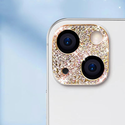 Bling Diamond Lens Case For iPhone 16 Pro Max Camera Protector iPhone 11 13 15 16 Plus 14 12 Mini Glitter Metal Screen Protector